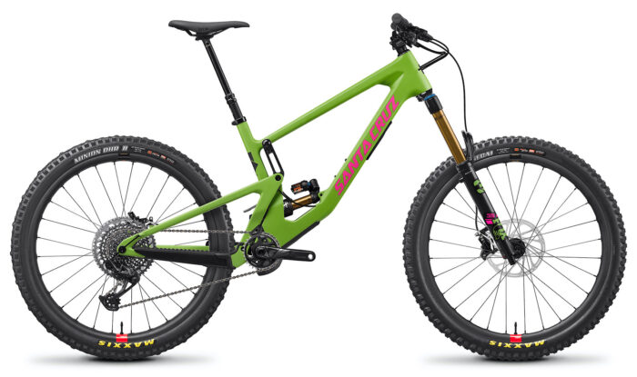 2021 Santa Cruz Nomad X01 Carbon CC Reserve (Adder Green and Magenta)
