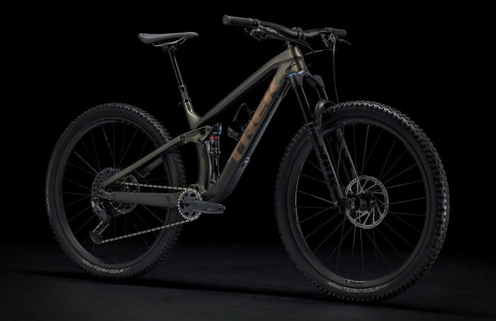 Trek Fuel EX 9.8 GX (Satin Black Olive) black background