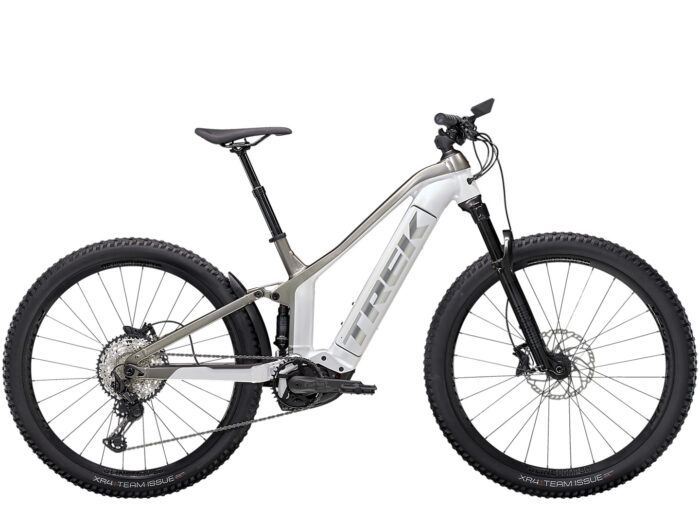 Trek Powerfly FS 7 (Crystal White-Metallic Gunmetal) white bg