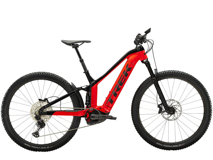 Trek Powerfly FS 7 (Radioactive Red-Trek Black) white bg
