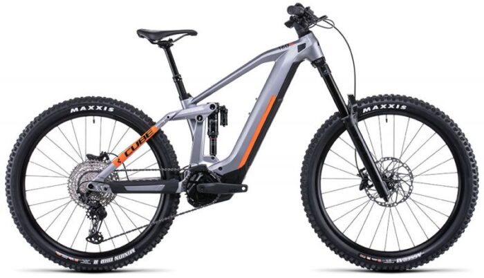 Cube Stereo Hybrid 160 HPC SL 625 27.5 polarsilver´n´orange