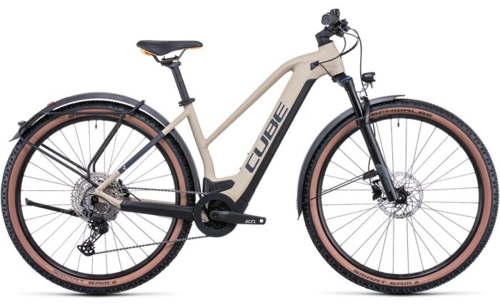 Cube Reaction Hybrid Pro 625 Allroad Step-Thru - Desert n Orange